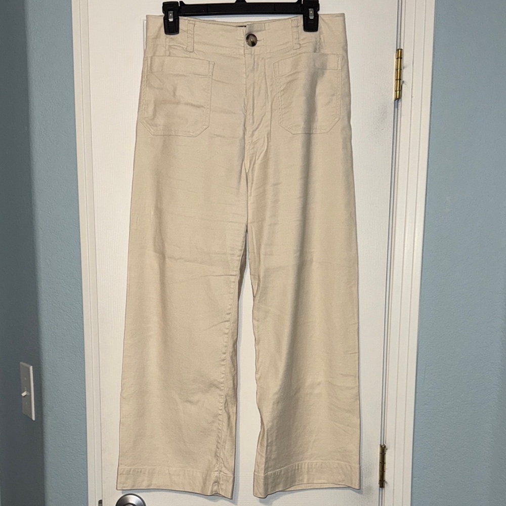 Anthropologie Colette linen blend pants